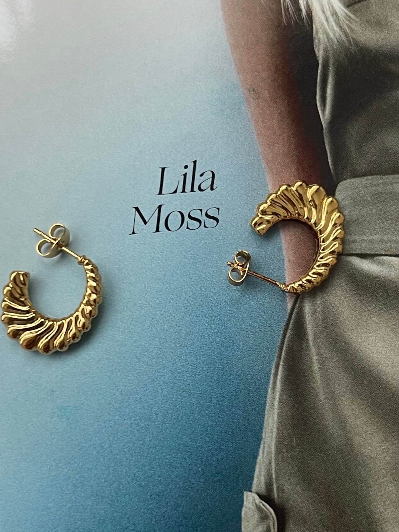 Vintage görünümlü küpe