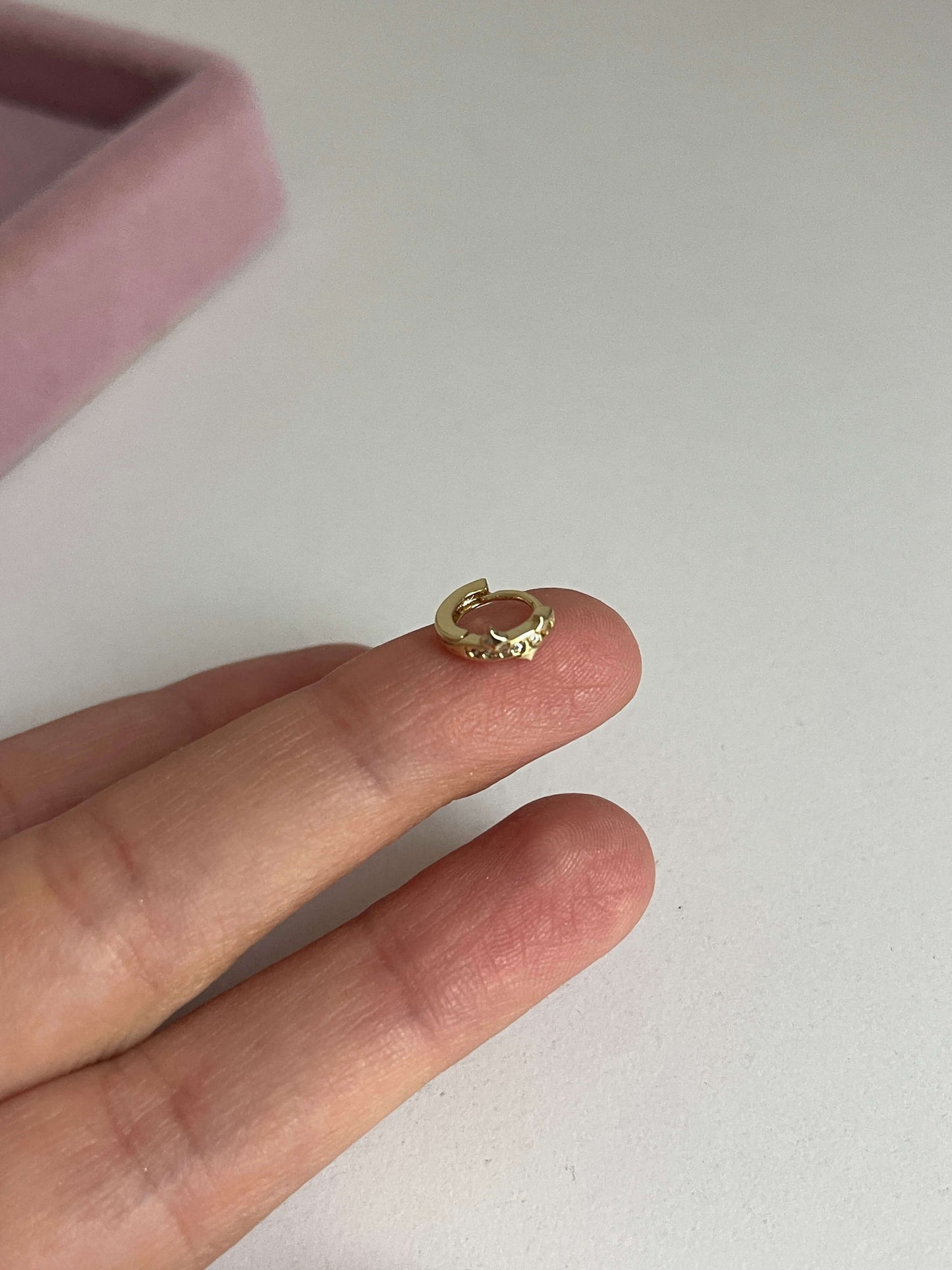 Tragus mini halka piercing