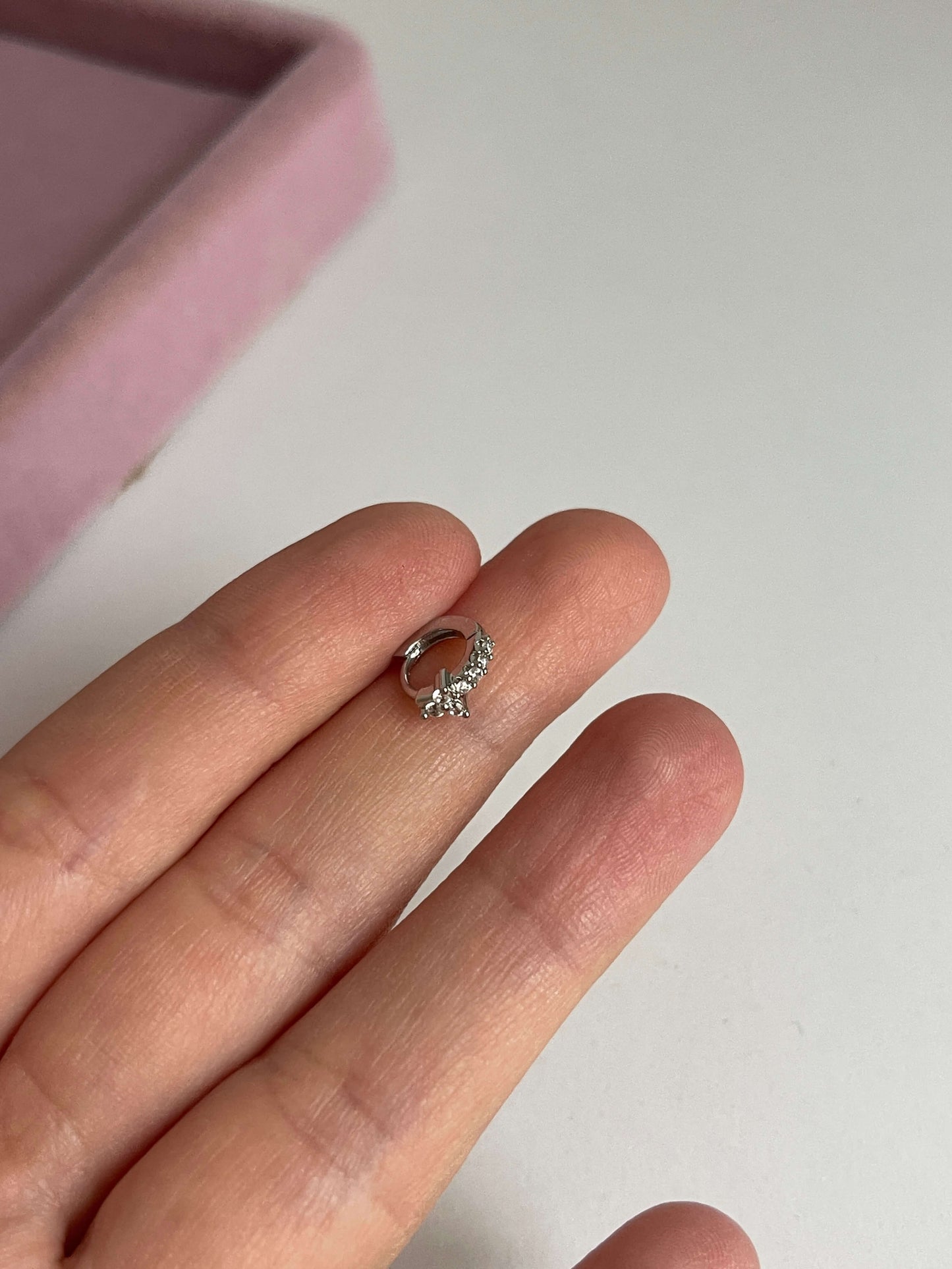 Tragus mini halka piercing