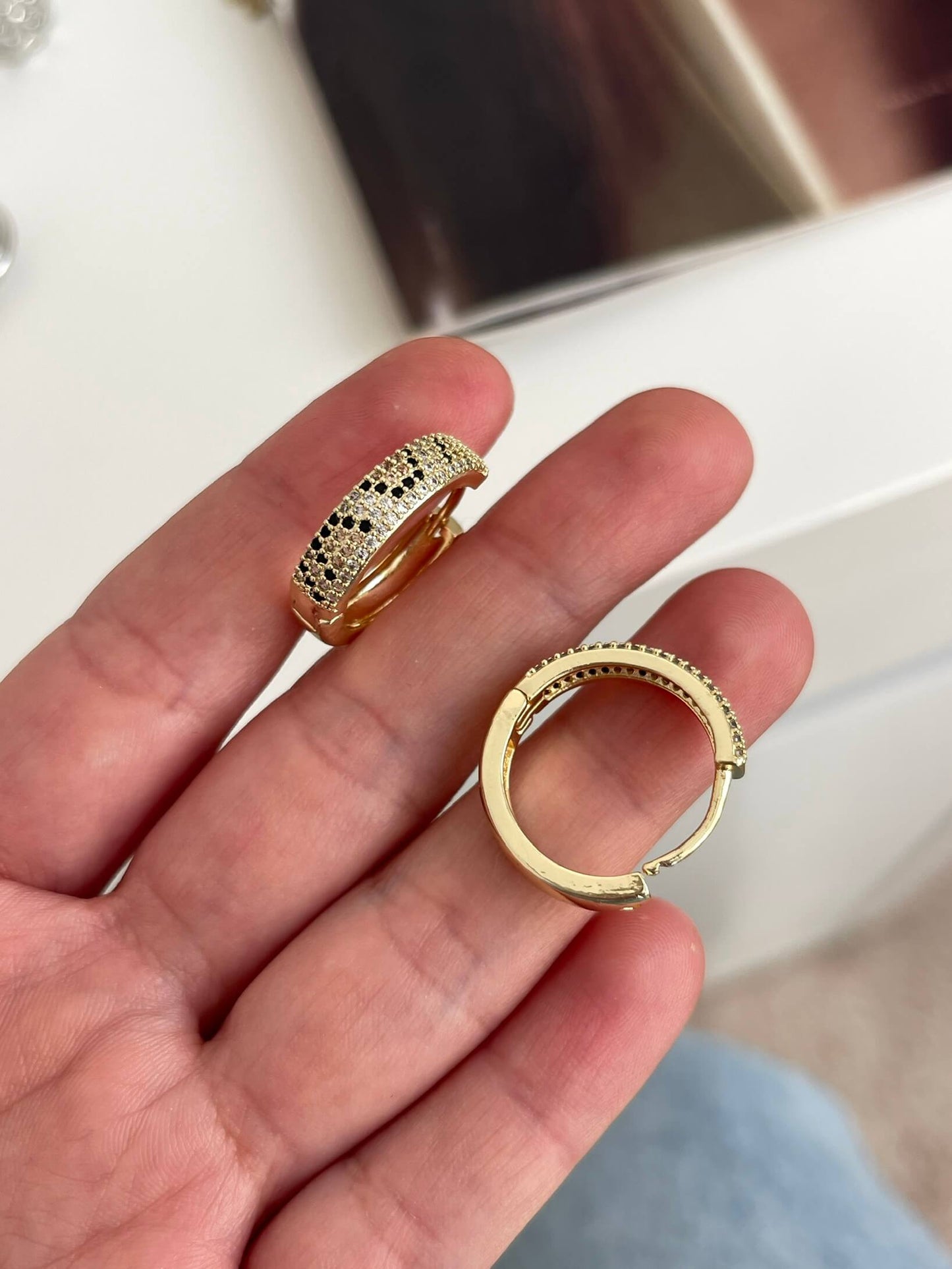 Özel seri leopar küpe