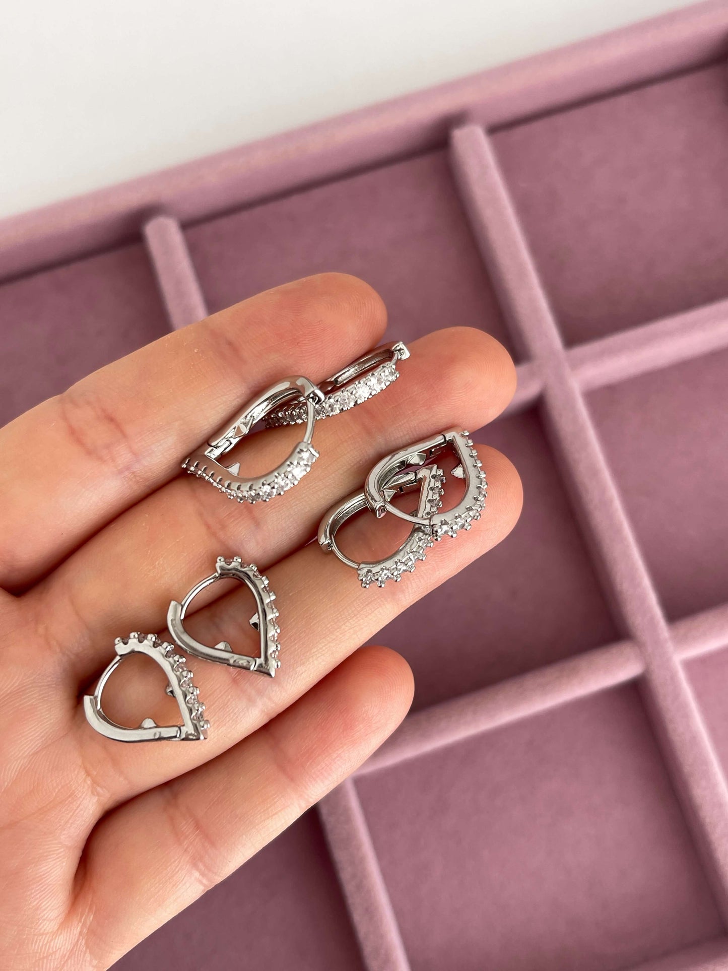 Minimal altılı set küpe