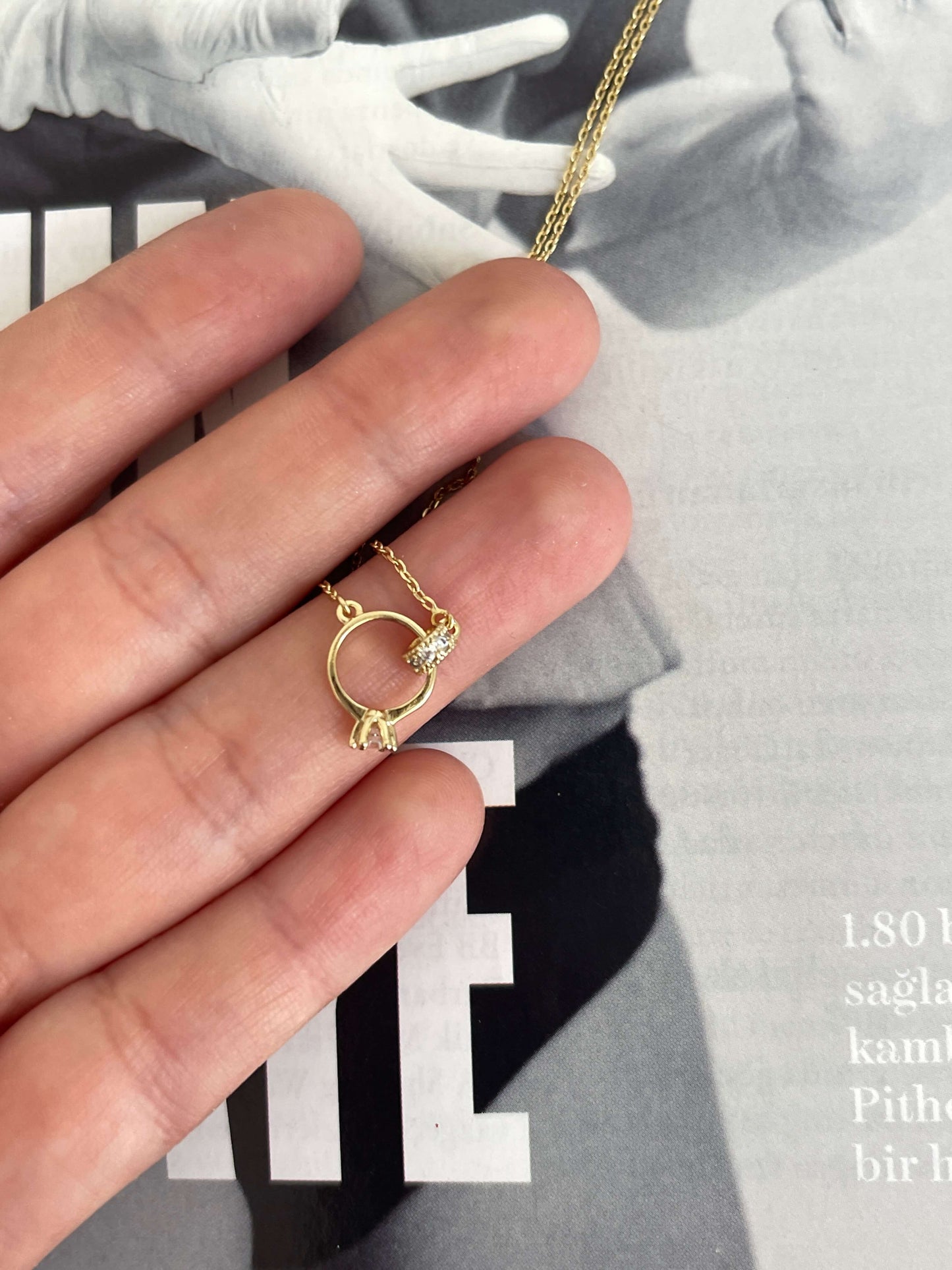 Vip seri minimal kolye