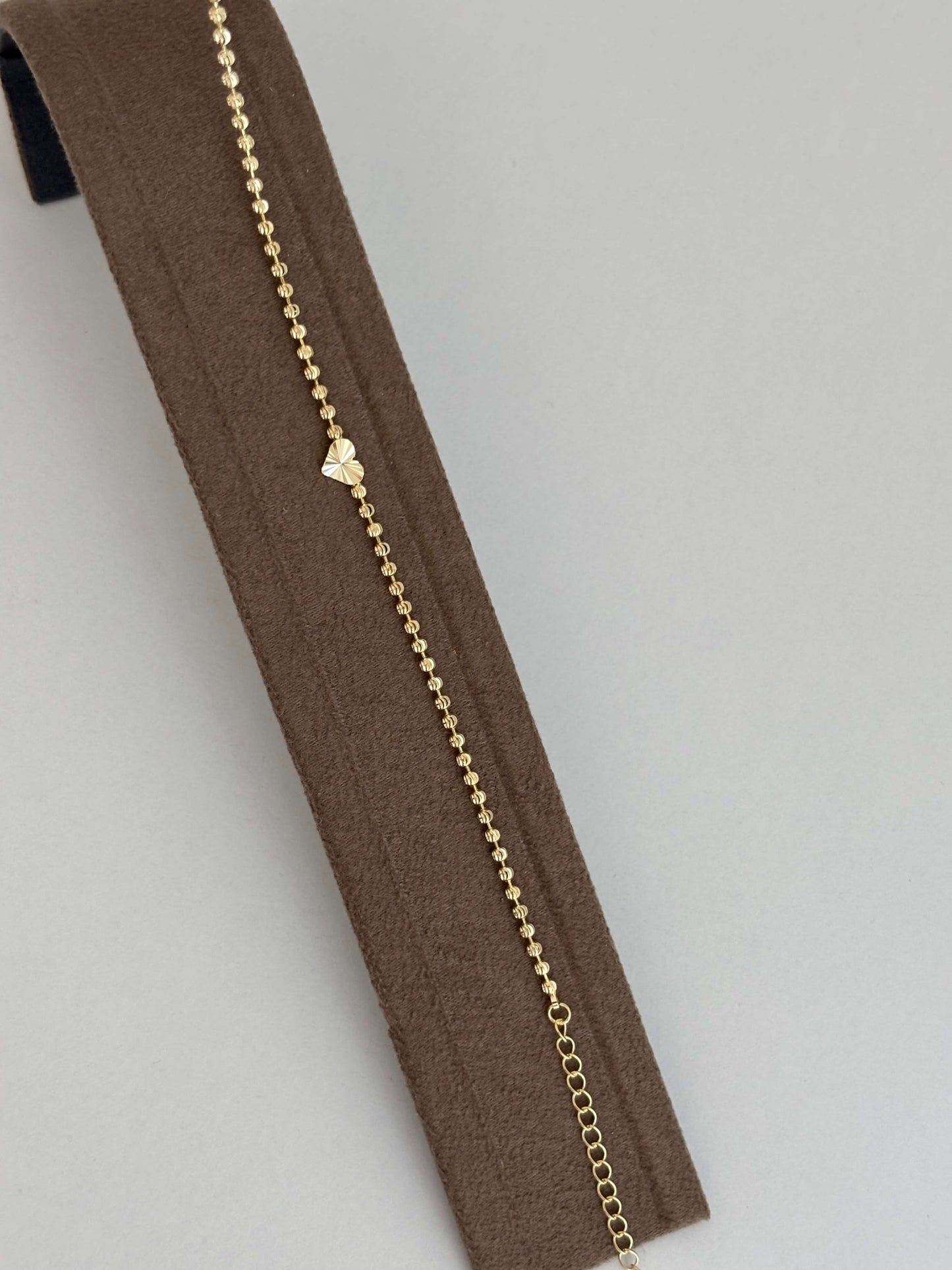 Özel seri ince kalp bileklik