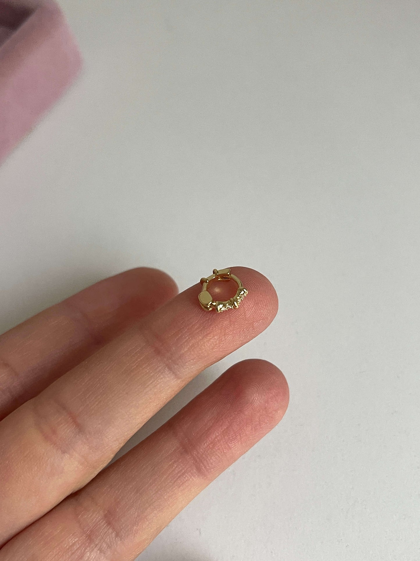 Tragus mini halka piercing