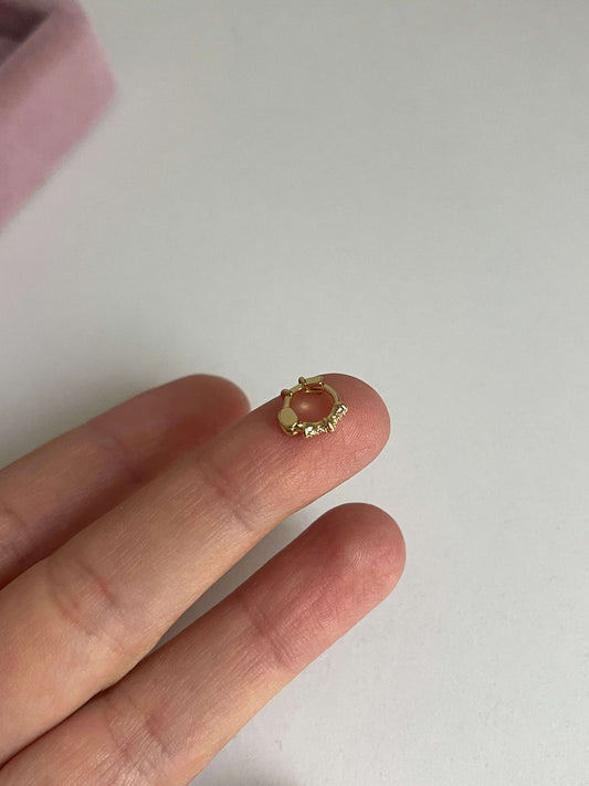 Tragus mini halka piercing