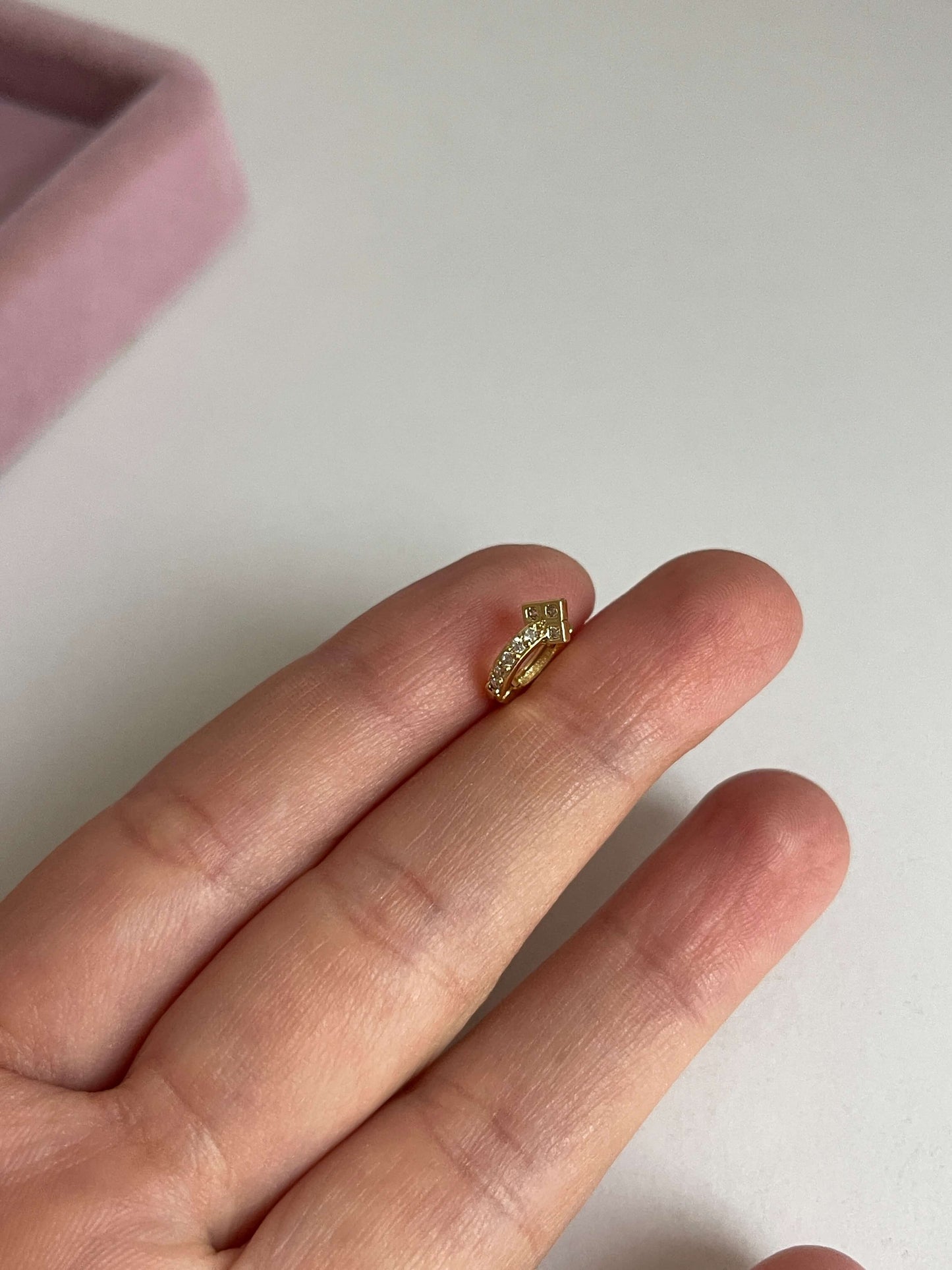 Tragus mini halka piercing