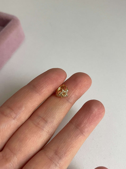 Tragus mini halka piercing