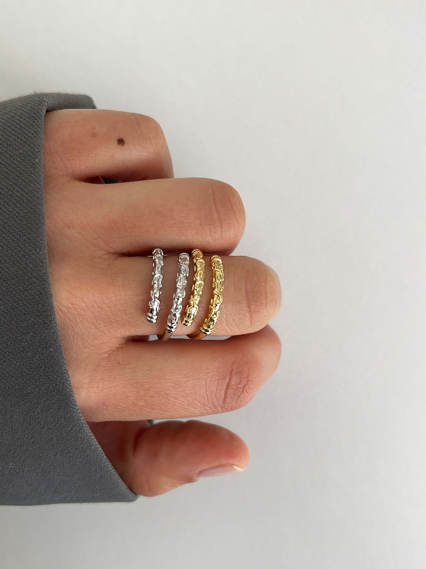 İnce, minimal yüzük