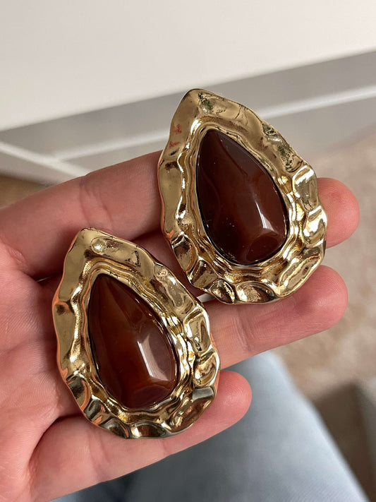 Vintage görünümlü küpe