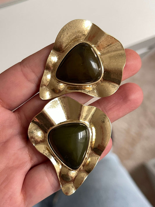 Vintage görünümlü küpe