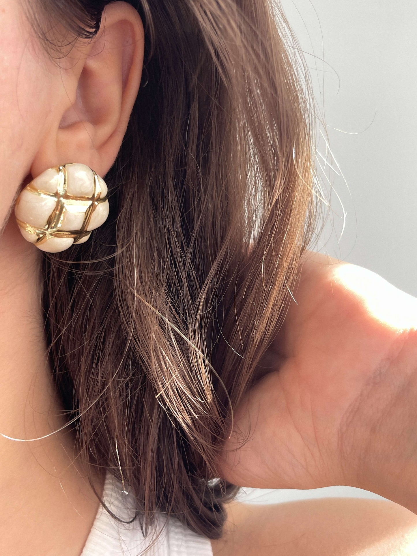 Vintage görünümlü küpe